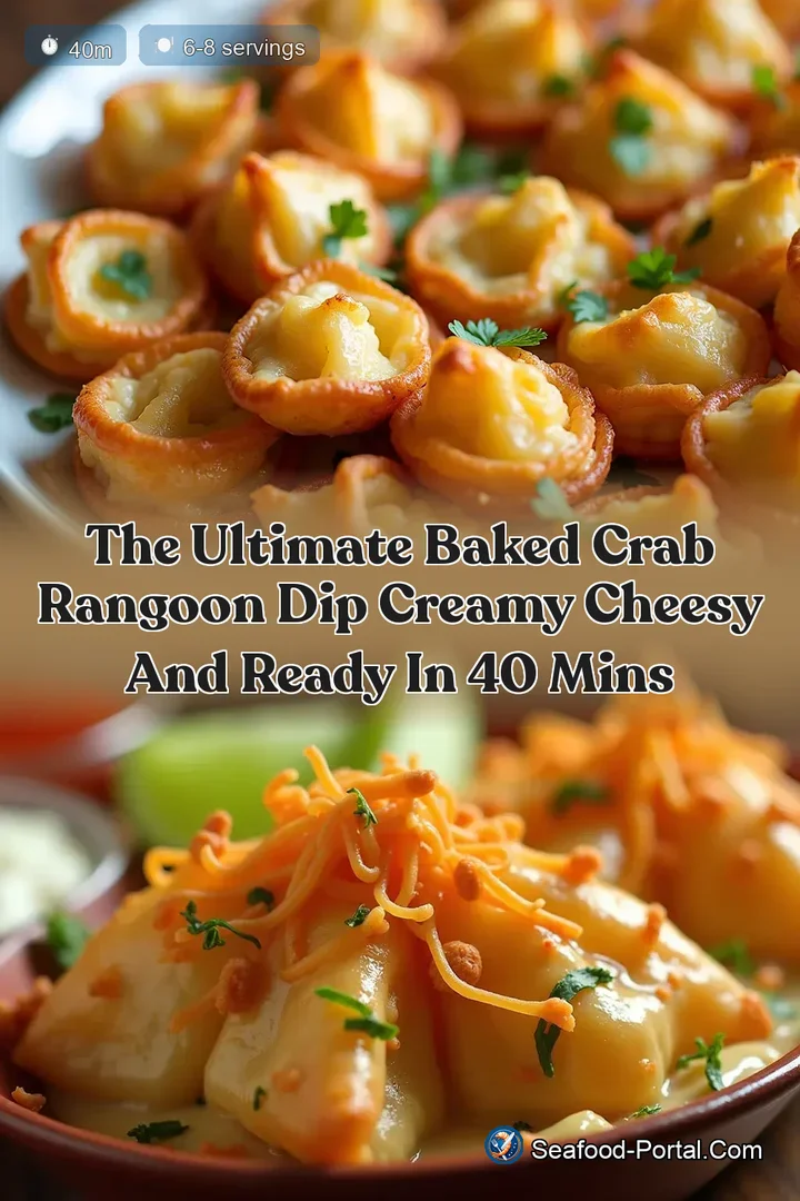 The Ultimate Baked Crab Rangoon Dip Creamy Cheesy and Ready in 40 Mins