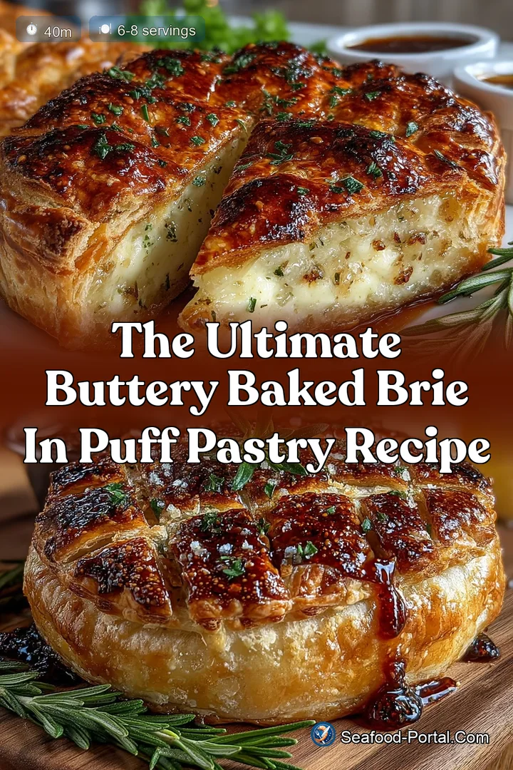 The Ultimate Buttery Baked Brie in Puff Pastry Recipe