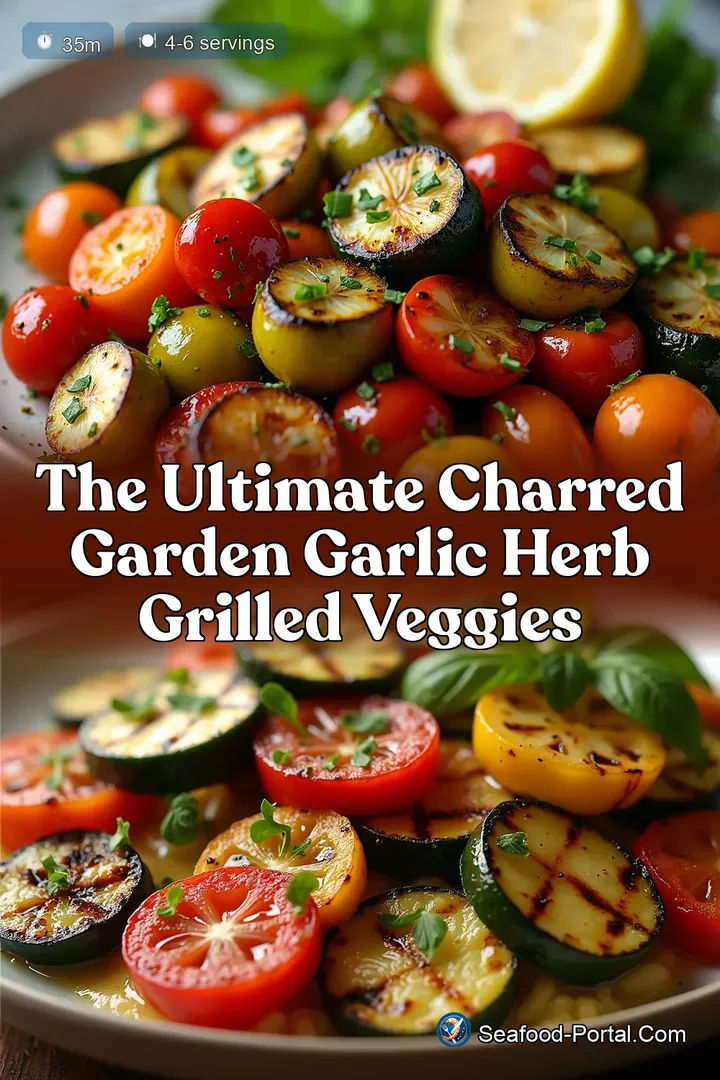 The Ultimate Charred Garden Garlic Herb Grilled Veggies