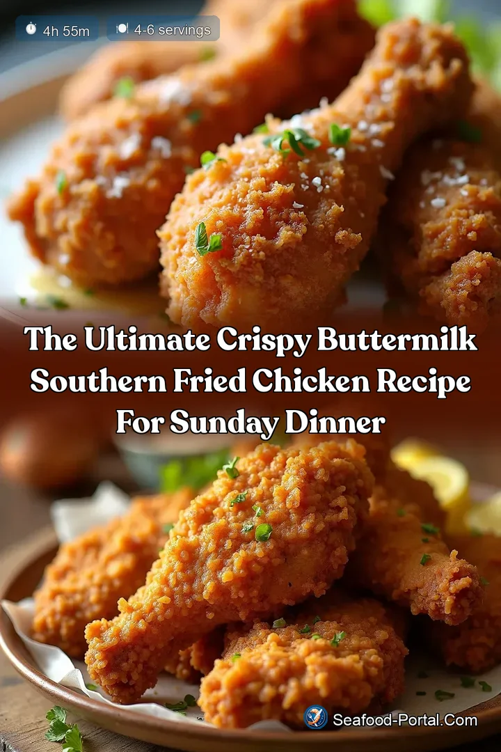 The Ultimate Crispy Buttermilk Southern Fried Chicken Recipe for Sunday Dinner