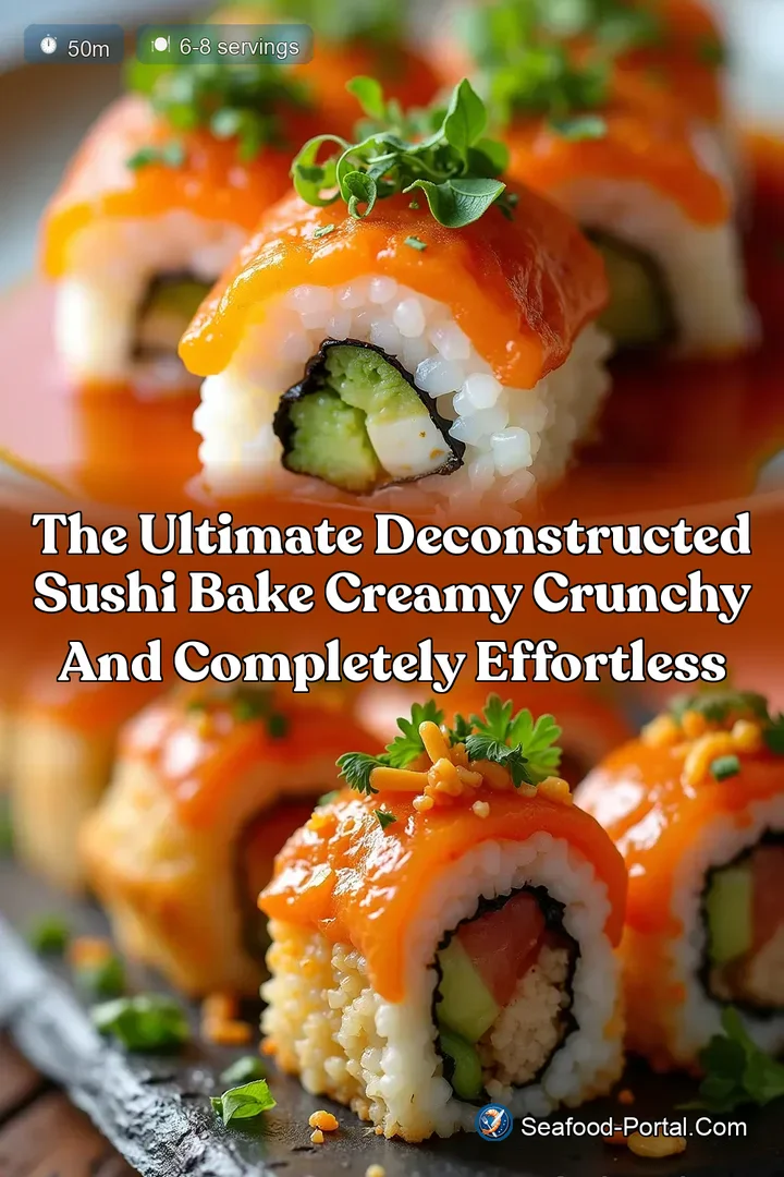 The Ultimate Deconstructed Sushi Bake Creamy Crunchy and Completely Effortless