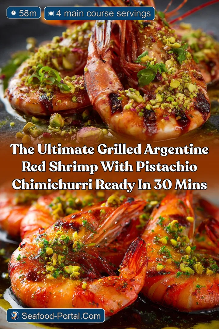 The Ultimate Grilled Argentine Red Shrimp with Pistachio Chimichurri Ready in 30 Mins