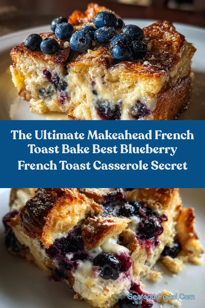 The Ultimate MakeAhead French Toast Bake Best Blueberry French Toast Casserole Secret