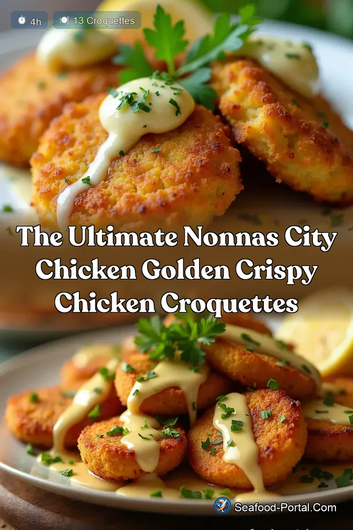 The Ultimate Nonnas City Chicken Golden Crispy Chicken Croquettes