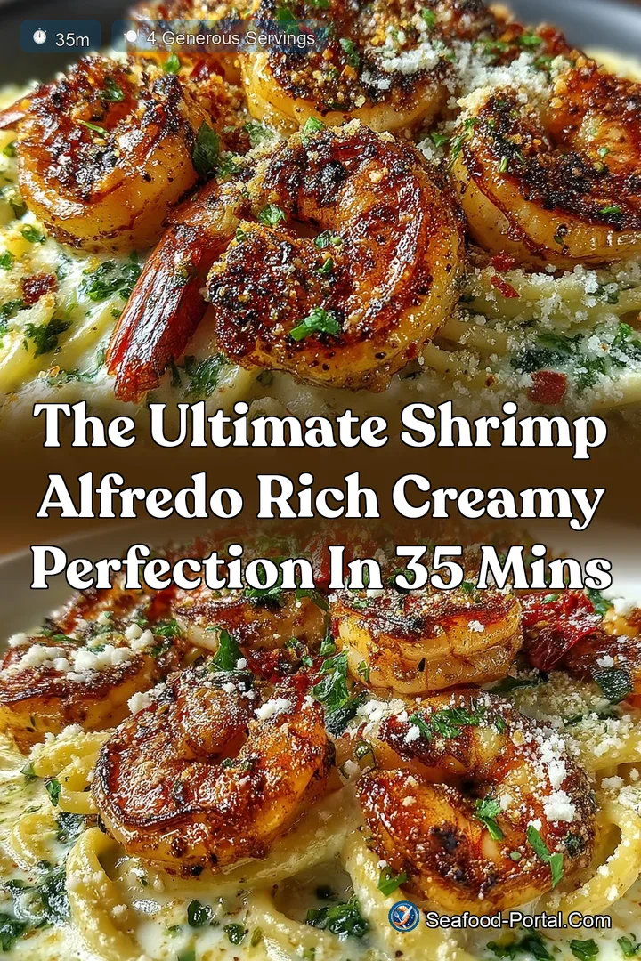 The Ultimate Shrimp Alfredo Rich Creamy Perfection in 35 Mins