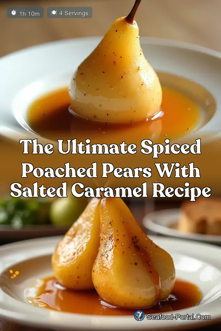The Ultimate Spiced Poached Pears with Salted Caramel Recipe