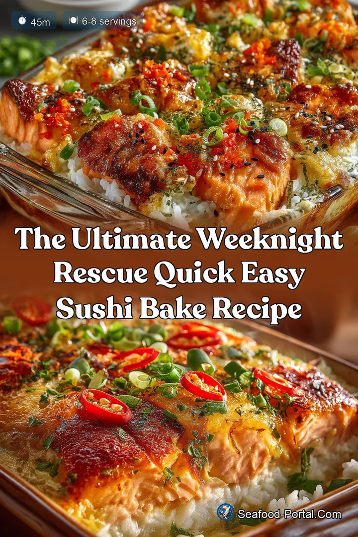 The Ultimate Weeknight Rescue Quick Easy Sushi Bake Recipe