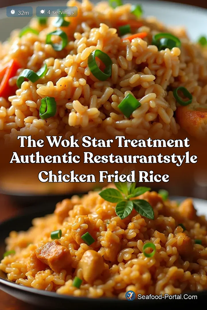 The Wok Star Treatment Authentic RestaurantStyle Chicken Fried Rice