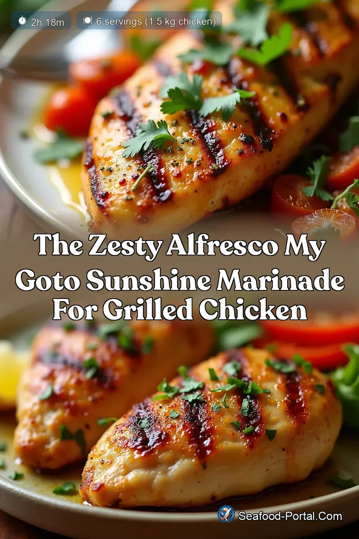 The Zesty Alfresco My GoTo Sunshine Marinade for Grilled Chicken