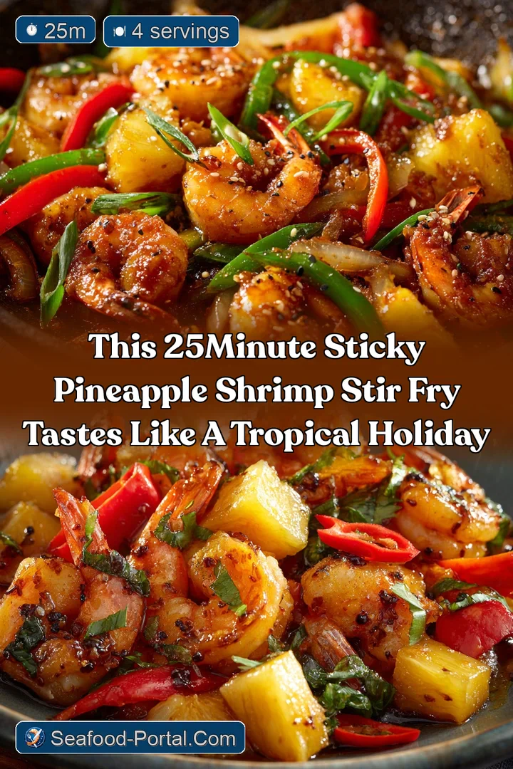 This 25Minute Sticky Pineapple Shrimp Stir Fry Tastes Like a Tropical Holiday