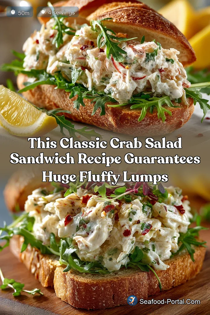 This Classic Crab Salad Sandwich Recipe Guarantees Huge Fluffy Lumps