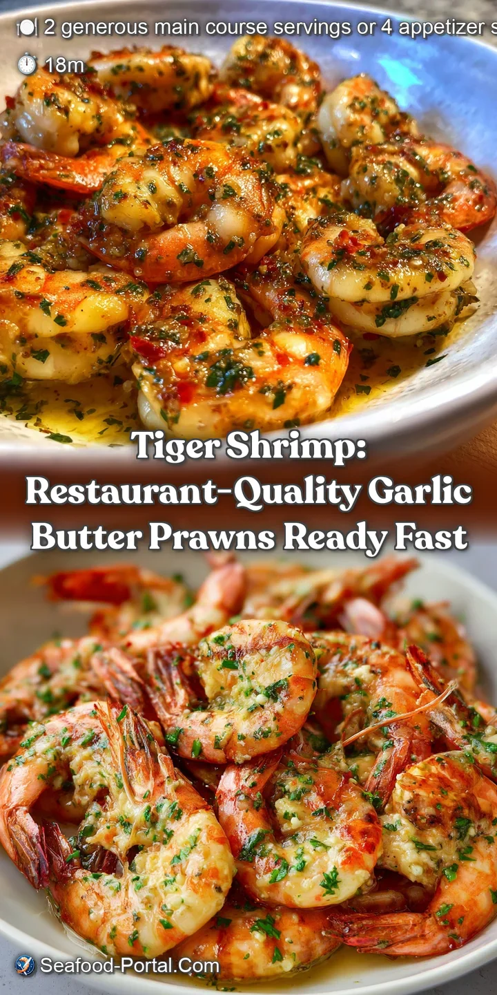 Tiger Shrimp: Restaurant-Quality Garlic Butter Prawns Ready Fast