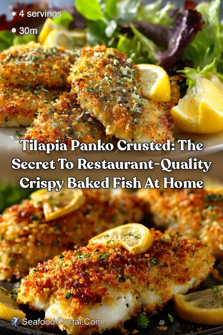 Tilapia Panko Crusted: The Secret to Restaurant-Quality Crispy Baked Fish at Home