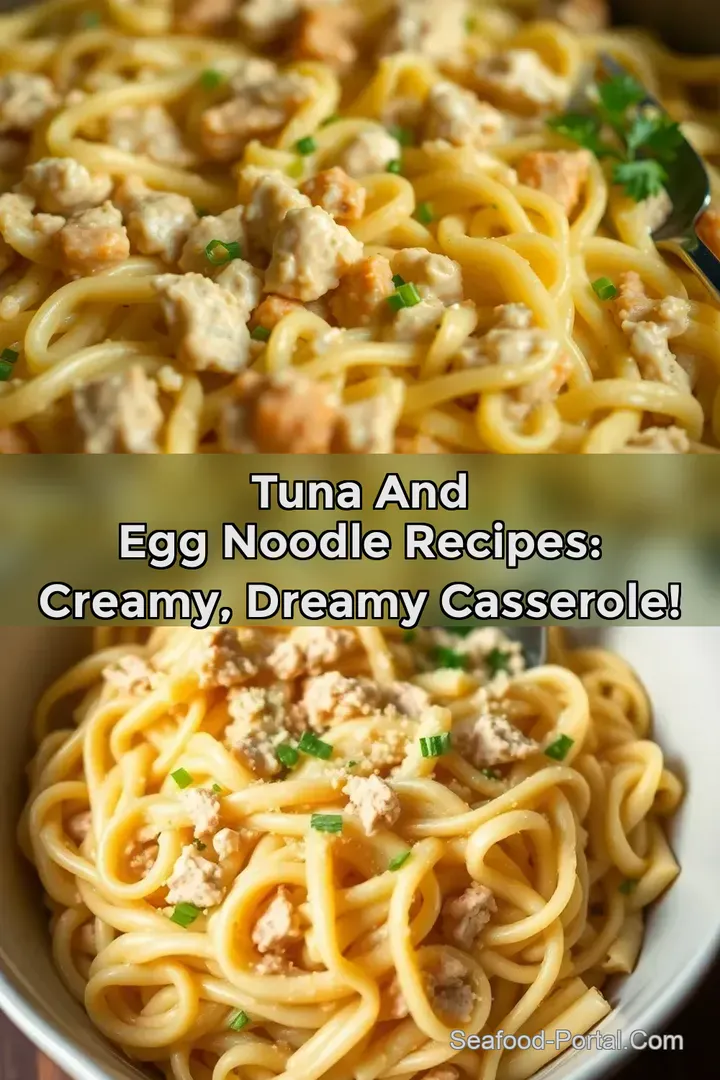 Tuna And Egg Noodle Recipes: Creamy Dreamy Casserole!