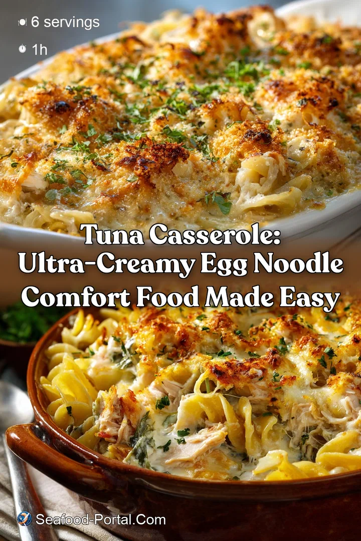 Tuna Casserole: Ultra-Creamy Egg Noodle Comfort Food Made Easy