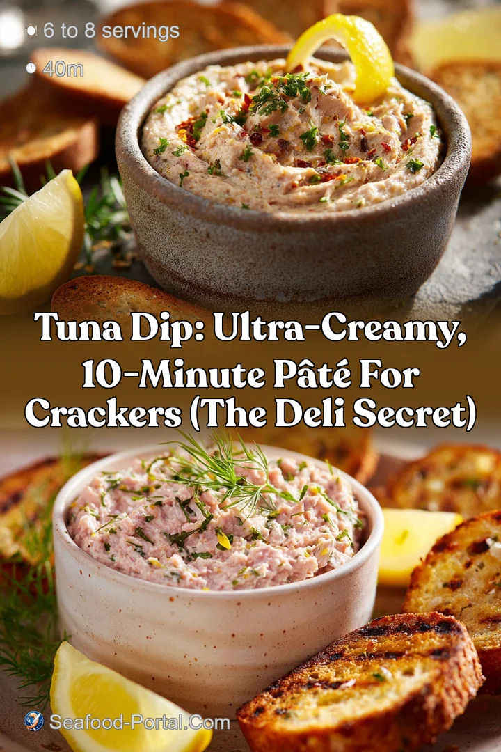 Tuna Dip: Ultra-Creamy 10-Minute P&acirc;t&eacute; for Crackers (The Deli Secret)