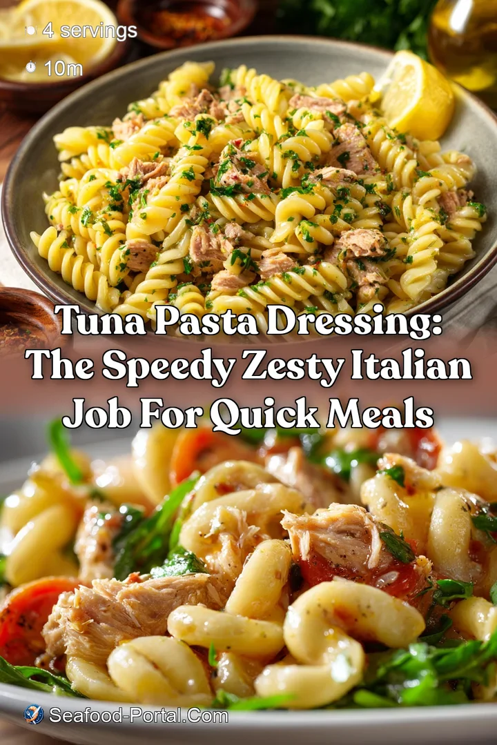 Tuna Pasta Dressing: The Speedy Zesty Italian Job for Quick Meals