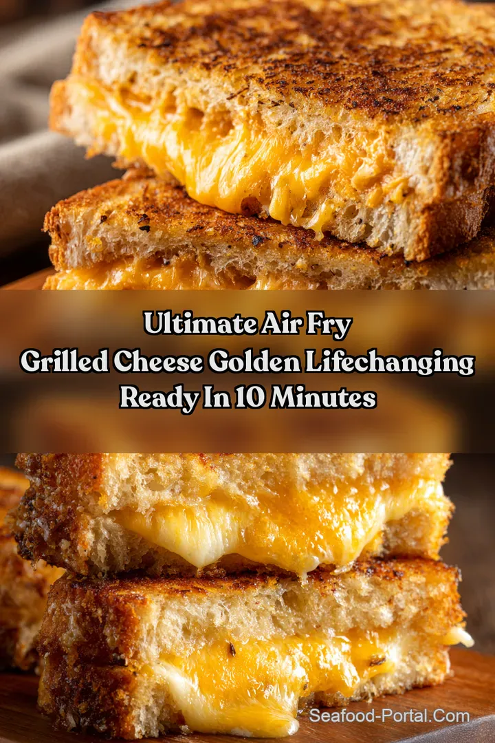 Ultimate Air Fry Grilled Cheese Golden LifeChanging Ready in 10 Minutes