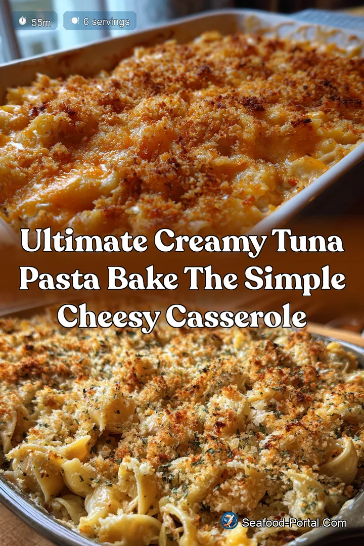 Ultimate Creamy Tuna Pasta Bake The Simple Cheesy Casserole