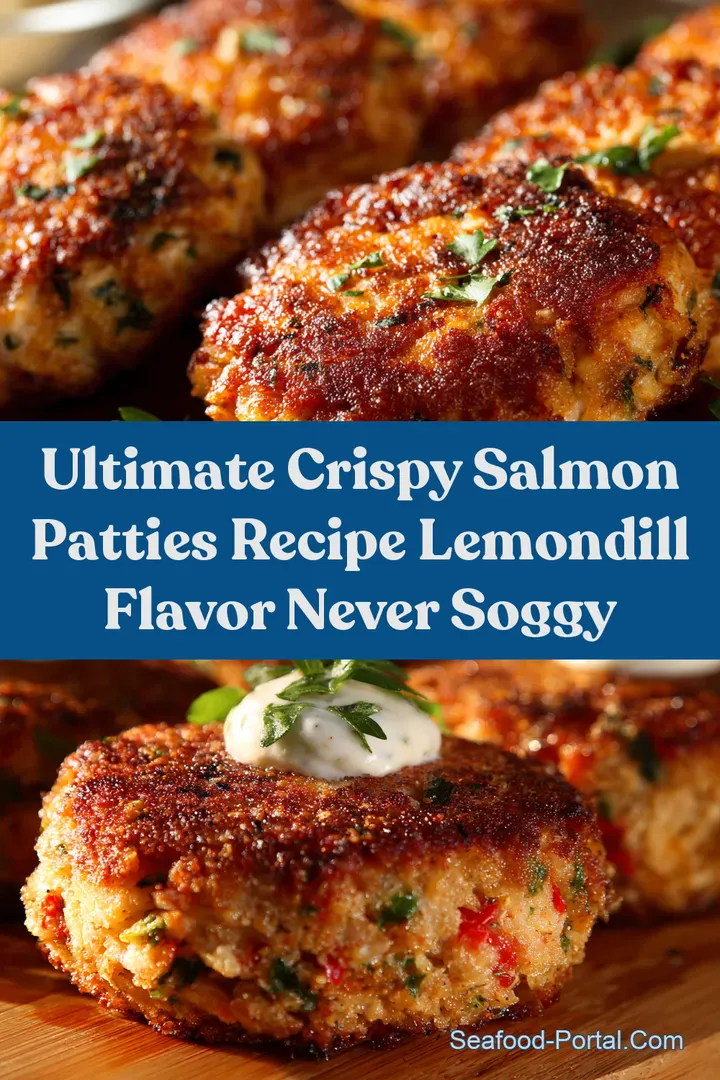 Ultimate Crispy Salmon Patties Recipe LemonDill Flavor Never Soggy