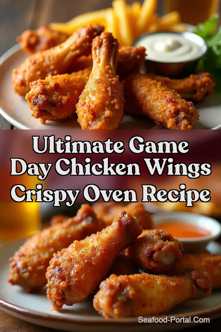 Ultimate Game Day Chicken Wings Crispy Oven Recipe