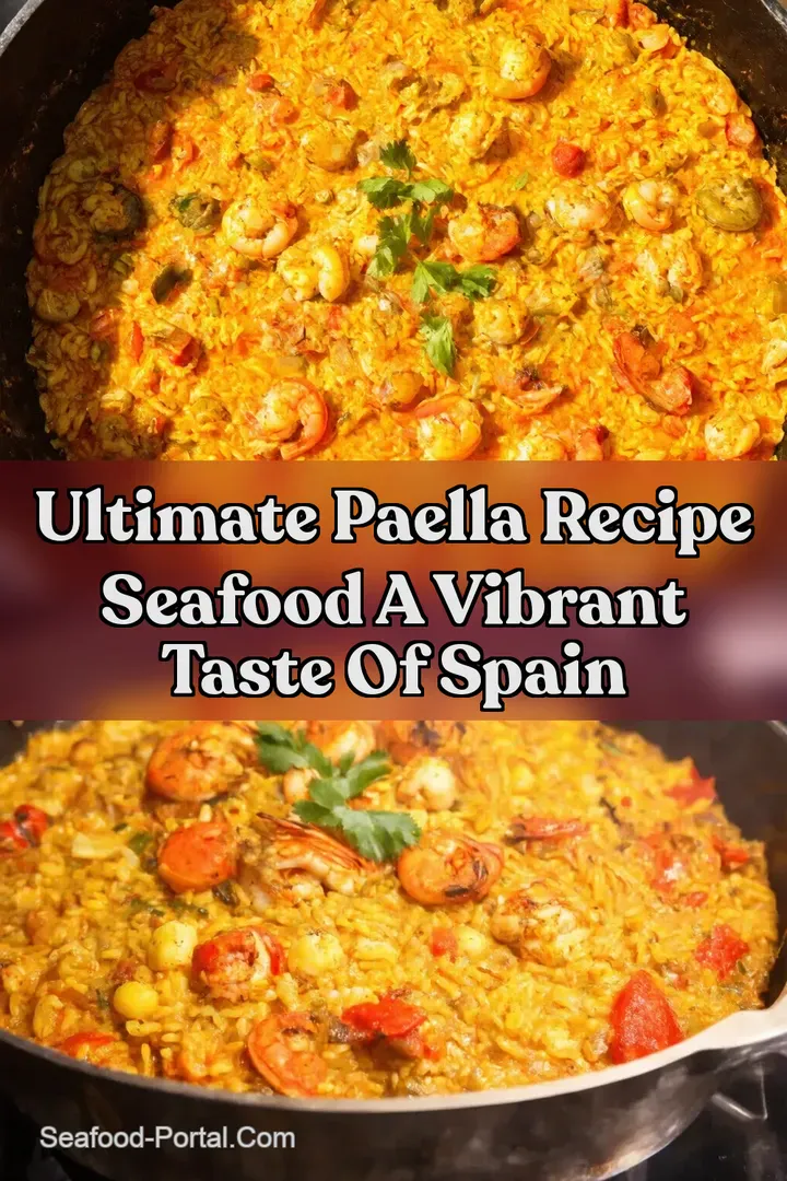 Ultimate Paella Recipe Seafood A Vibrant Taste of Spain