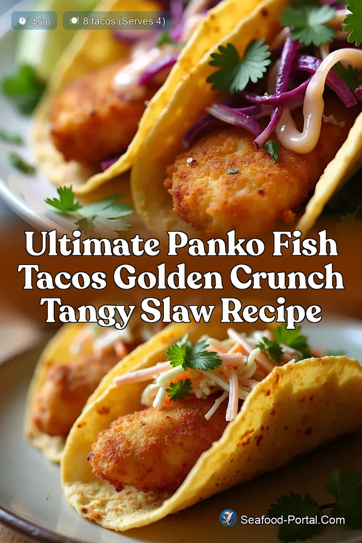 Ultimate Panko Fish Tacos Golden Crunch Tangy Slaw Recipe