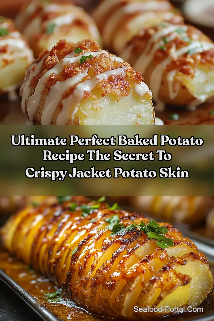 Ultimate Perfect Baked Potato Recipe The Secret to Crispy Jacket Potato Skin