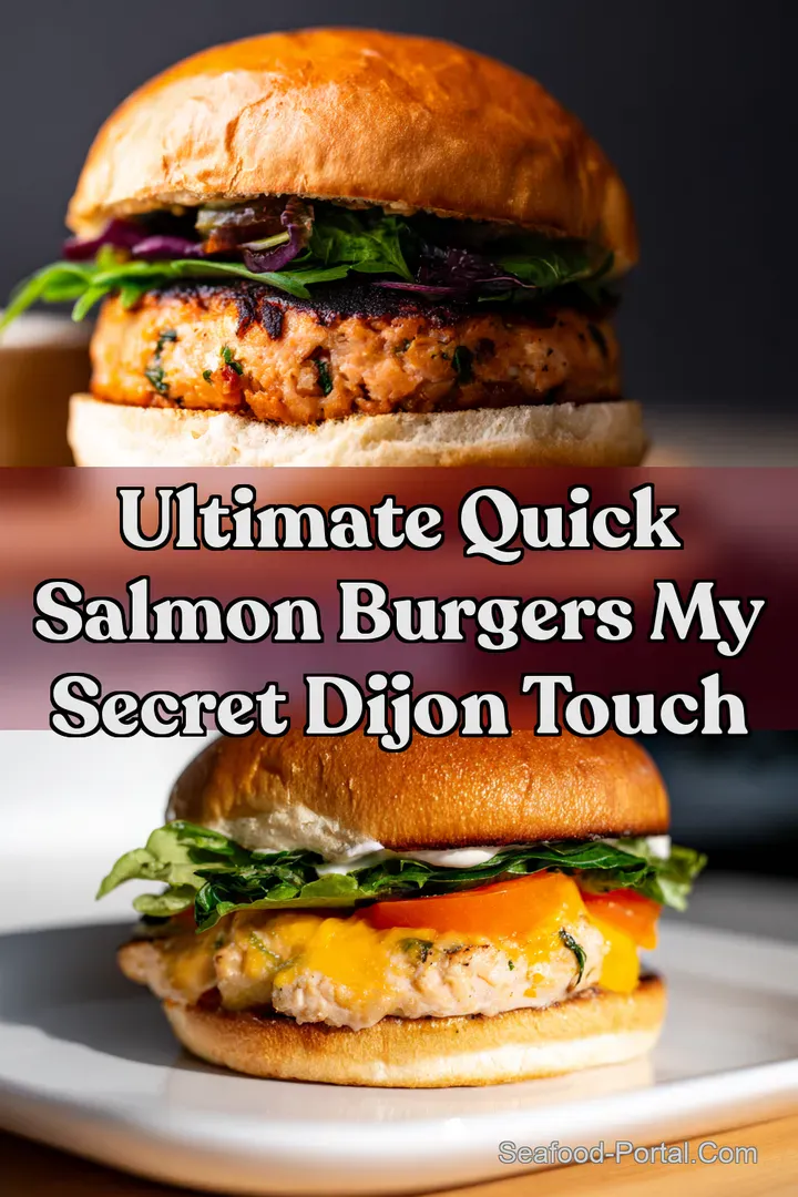 Ultimate Quick Salmon Burgers My Secret Dijon Touch
