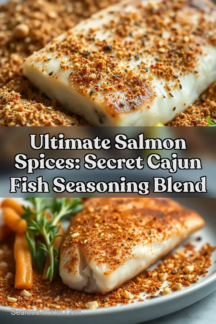 Ultimate Salmon Spices: Secret Cajun Fish Seasoning Blend : PIN FOR LATER Ultimate Salmon Spices: Secret Cajun Fish Seasoning Blend