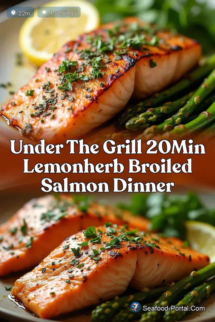 Under the Grill 20Min LemonHerb Broiled Salmon Dinner