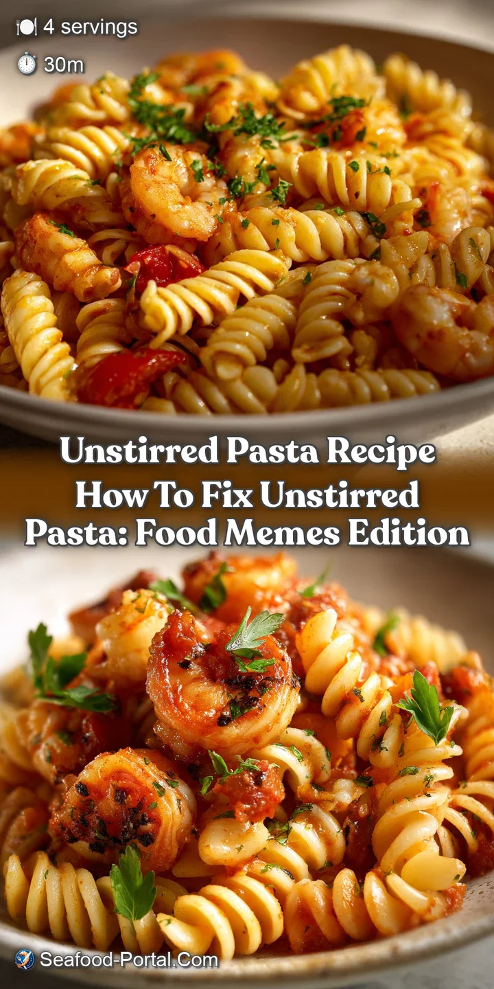 Unstirred Pasta Recipe How to Fix Unstirred Pasta: Food Memes Edition