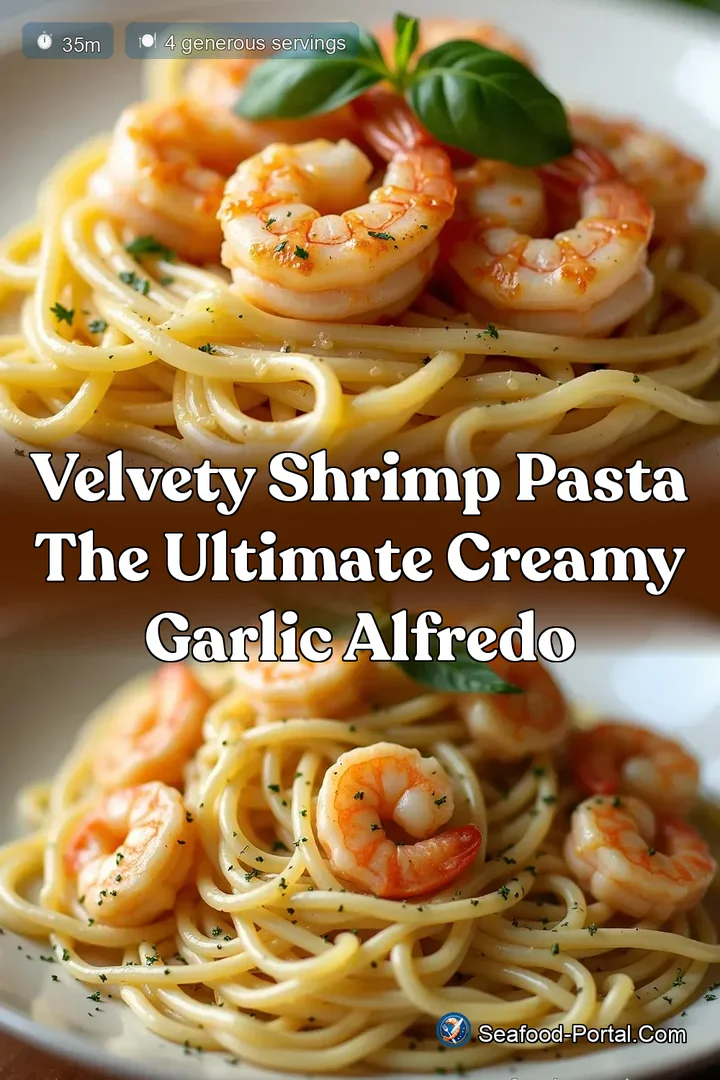 Velvety Shrimp Pasta The Ultimate Creamy Garlic Alfredo