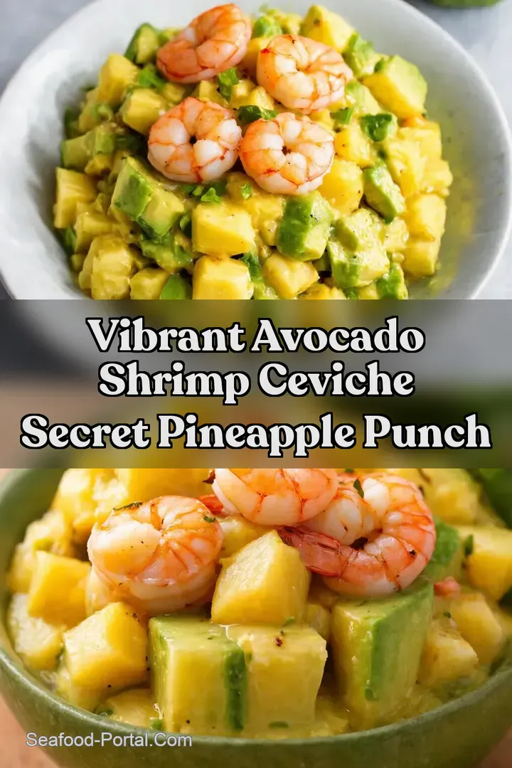 Vibrant Avocado Shrimp Ceviche Secret Pineapple Punch : PIN FOR LATER Vibrant Avocado Shrimp Ceviche Secret Pineapple Punch