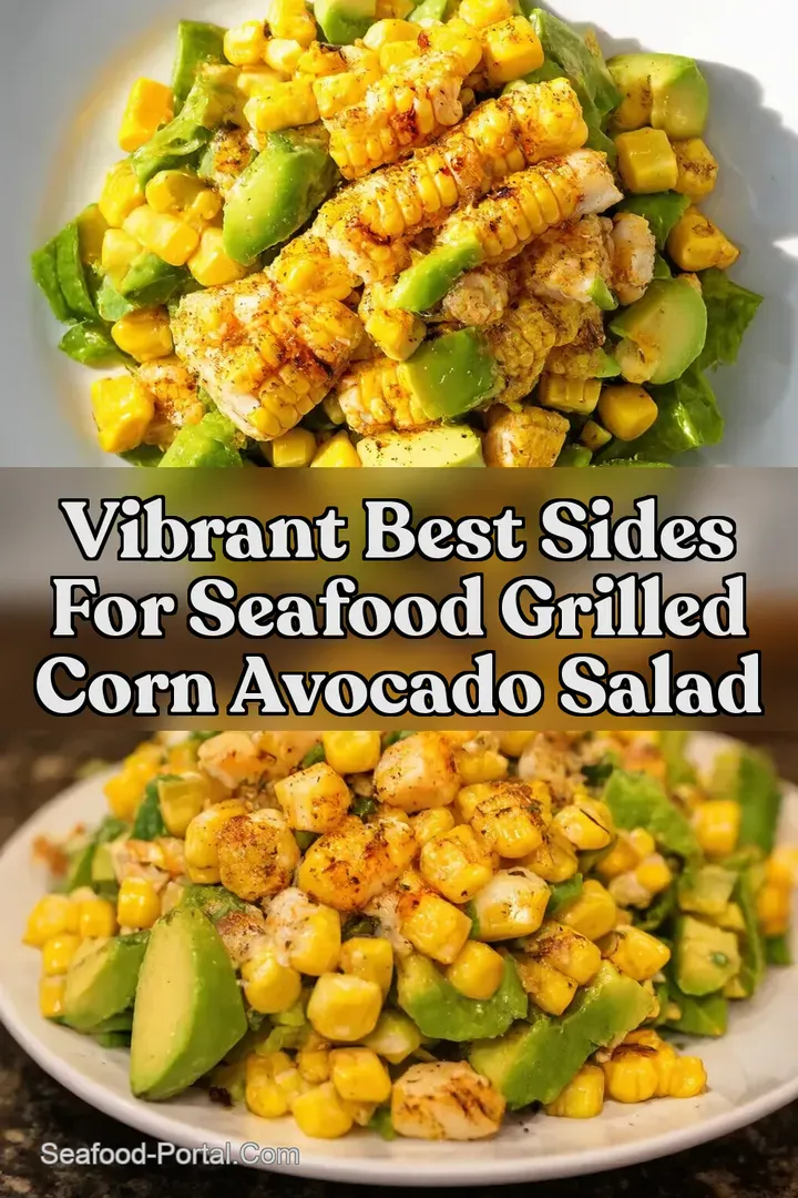 Vibrant Best Sides For Seafood Grilled Corn Avocado Salad