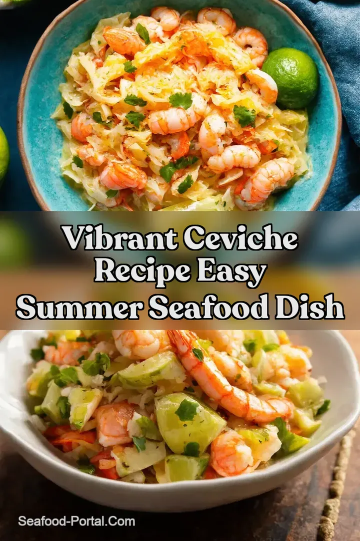Vibrant Ceviche Recipe Easy Summer Seafood Dish