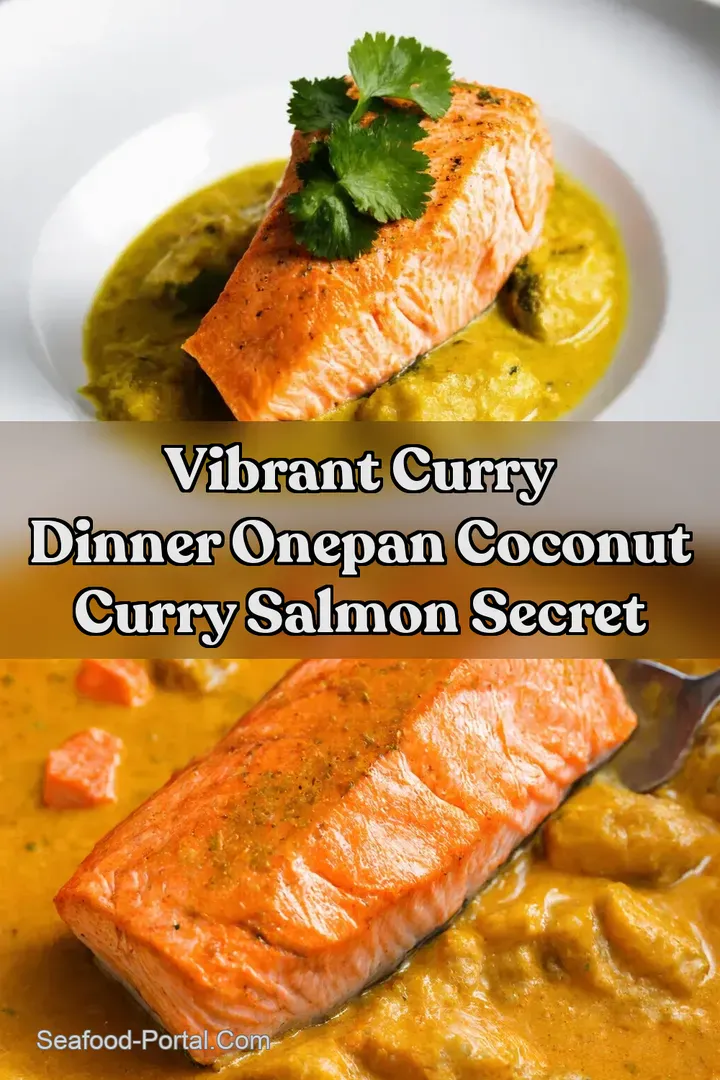 Vibrant Curry Dinner OnePan Coconut Curry Salmon Secret