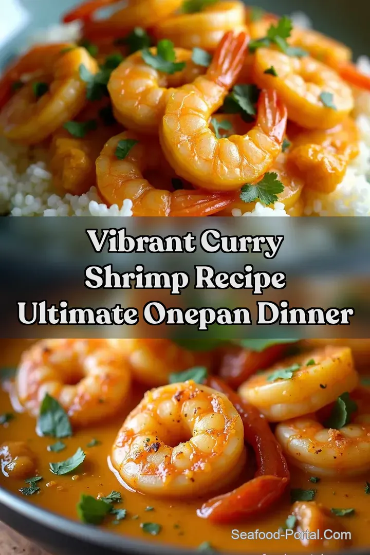 Vibrant Curry Shrimp Recipe Ultimate OnePan Dinner