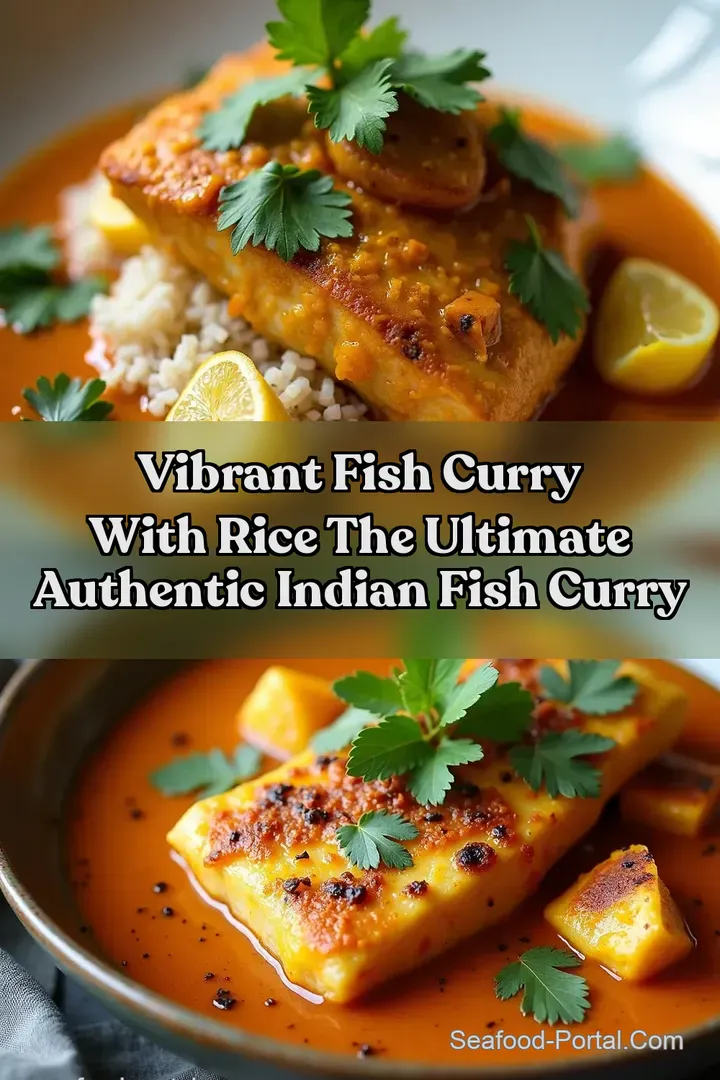 Vibrant Fish Curry With Rice The Ultimate Authentic Indian Fish Curry