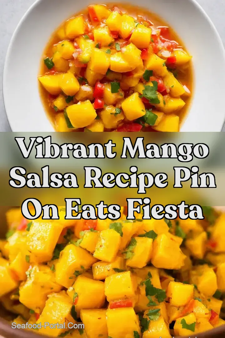 Vibrant Mango Salsa Recipe Pin on Eats Fiesta