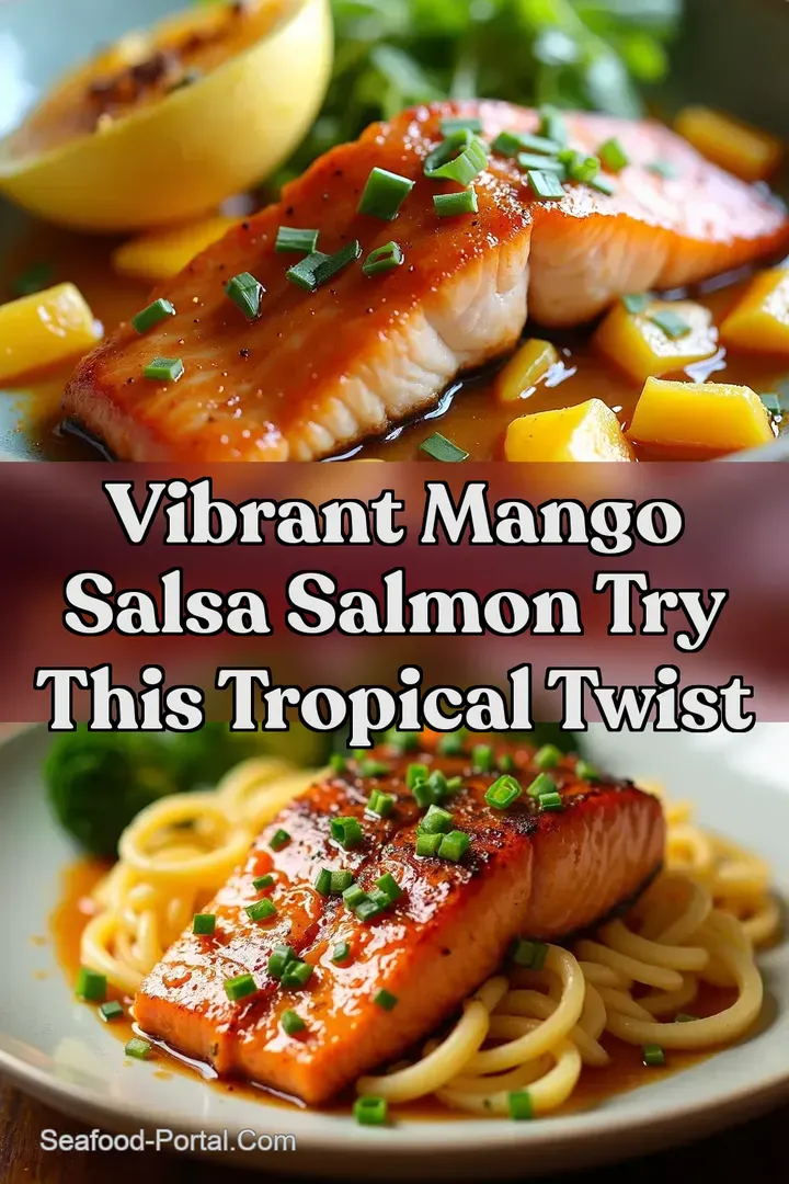Vibrant Mango Salsa Salmon Try This Tropical Twist
