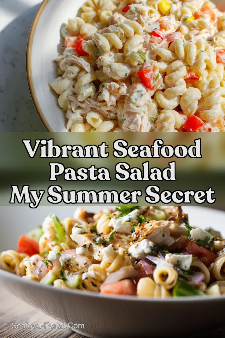 Vibrant Seafood Pasta Salad My Summer Secret