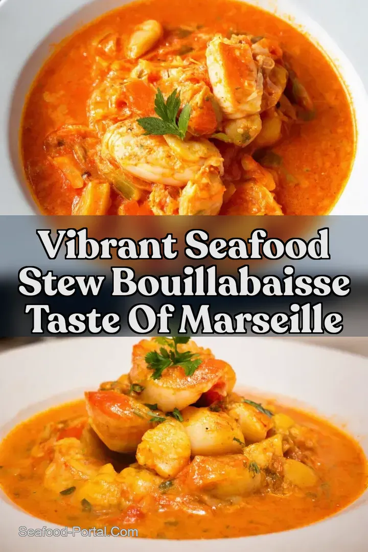 Vibrant Seafood Stew Bouillabaisse Taste of Marseille