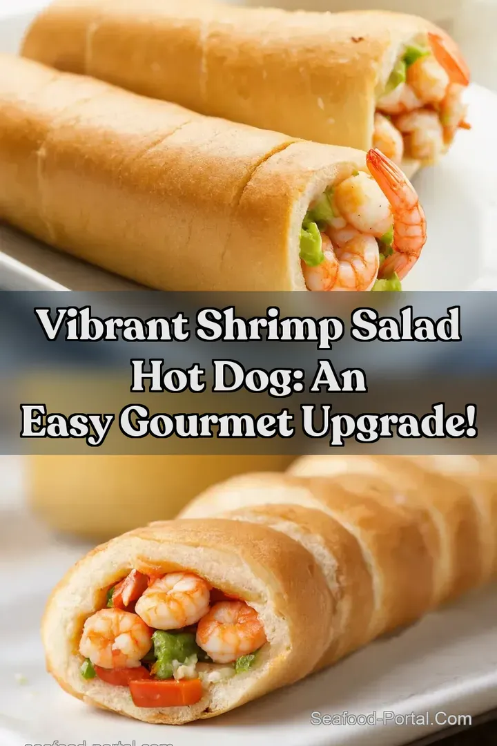 Vibrant Shrimp Salad Hot Dog: An Easy Gourmet Upgrade! : PIN FOR LATER Vibrant Shrimp Salad Hot Dog: An Easy Gourmet Upgrade!