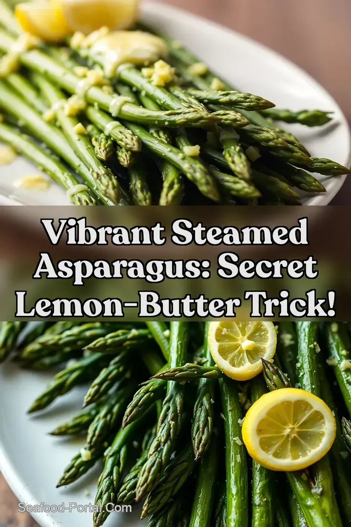 Vibrant Steamed Asparagus: Secret Lemon-Butter Trick! : PIN FOR LATER Vibrant Steamed Asparagus: Secret Lemon-Butter Trick!