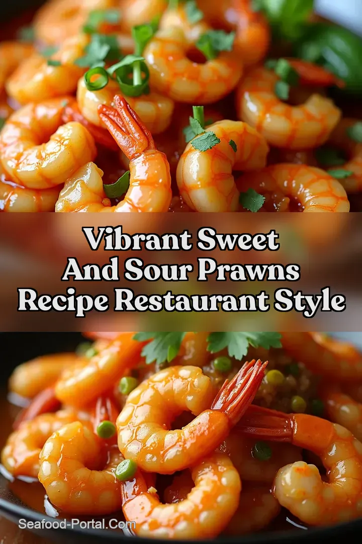 Vibrant Sweet and Sour Prawns Recipe Restaurant style
