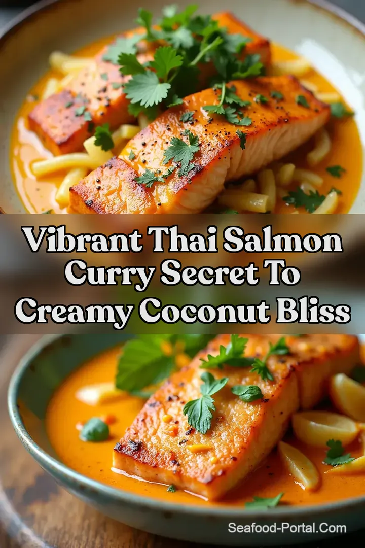 Vibrant Thai Salmon Curry Secret to Creamy Coconut Bliss
