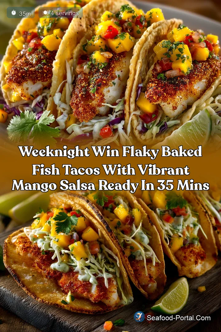 Weeknight Win Flaky Baked Fish Tacos with Vibrant Mango Salsa Ready in 35 Mins