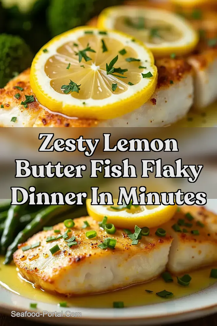 Zesty Lemon Butter Fish Flaky Dinner in Minutes