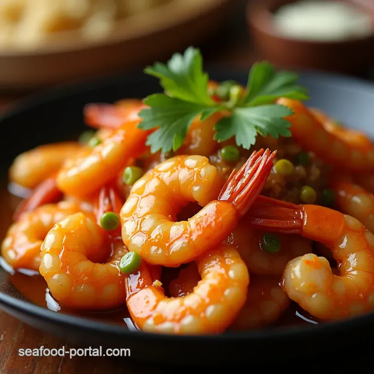 15Minute Sweet Sour Prawns Wok This Way presentation